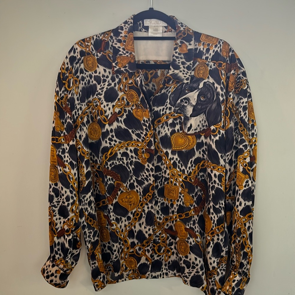 Vintage 80s Escada blouse